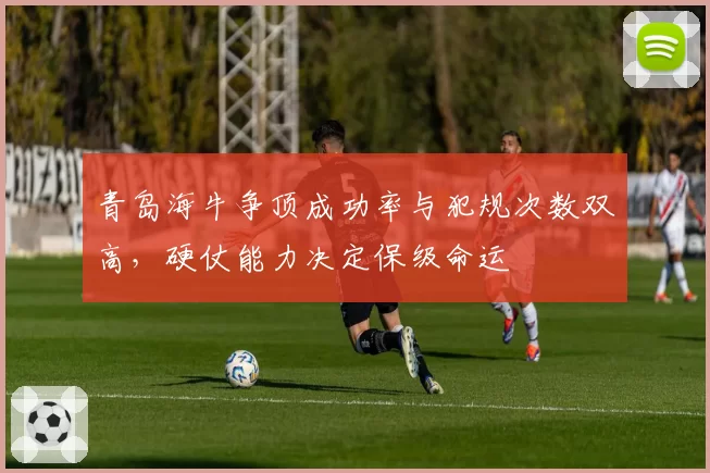 青岛海牛争顶成功率与犯规次数双高,硬仗能力决定保级命运